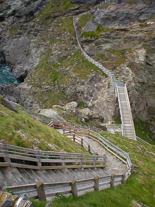 Tintagel Castle Steps