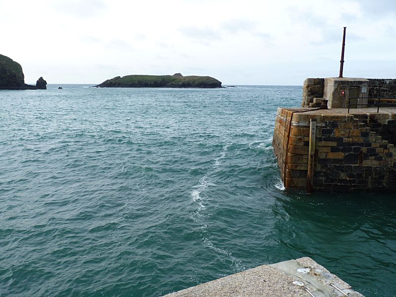 Mullion Cove Breakwater and Island