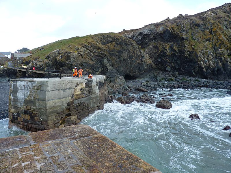 Mullion Cove Breakwater Repairs