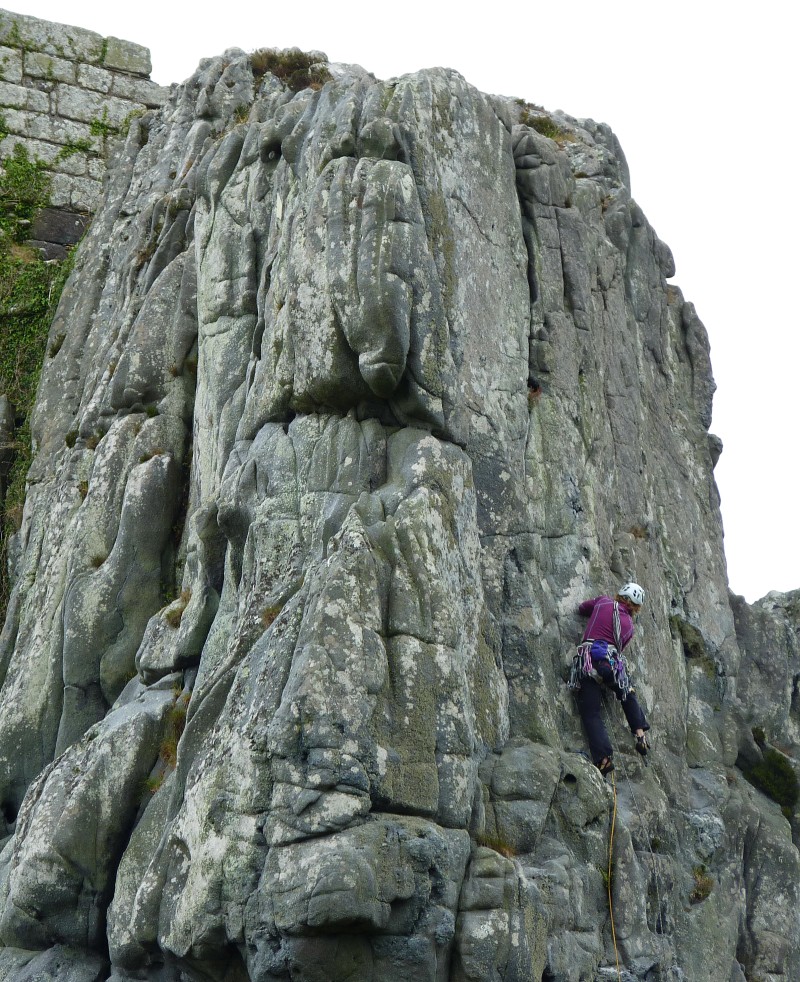 Rock Cimbing at Roche Rock