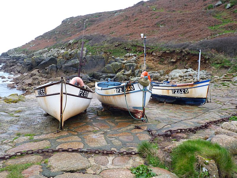 Penberth Cove Boats