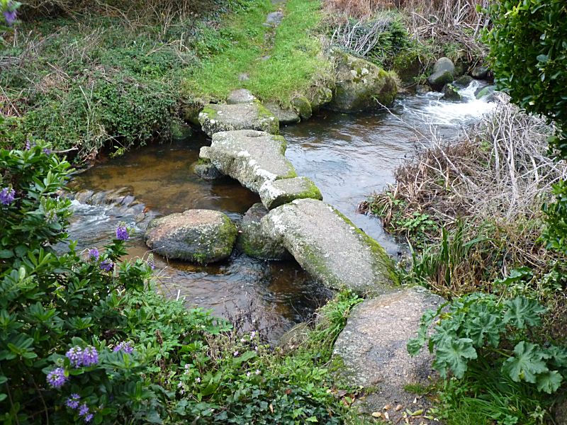 Penberth Cove Bridge Stepping Stones