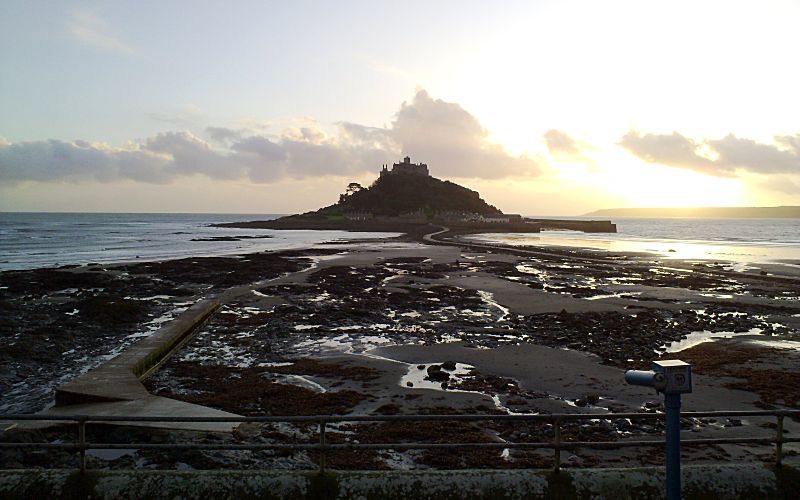 St Michael's Mount Causeway Sunset