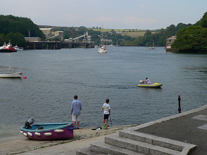 Fowey looking upriver