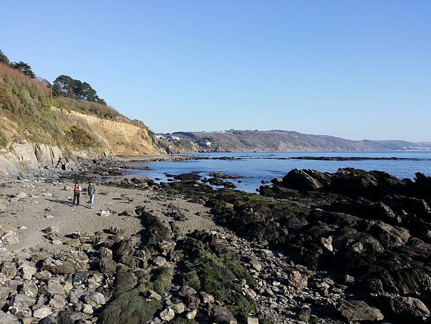 Looe Beach to the east