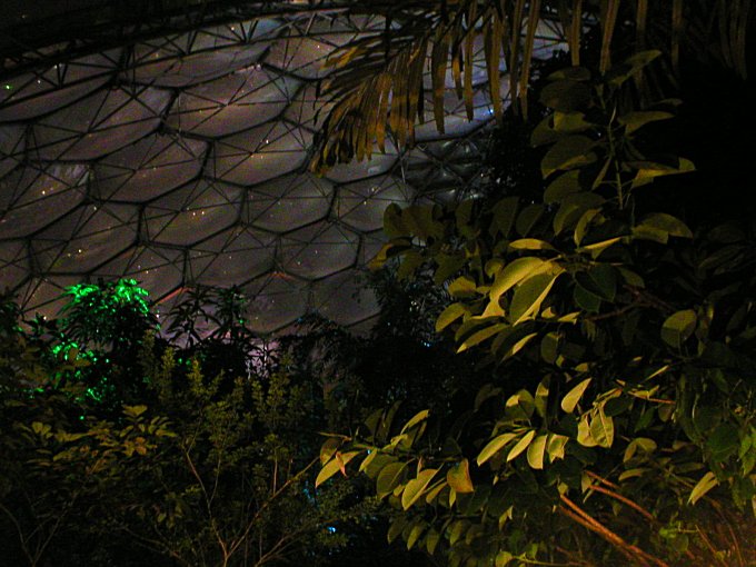 Eden Project at Night