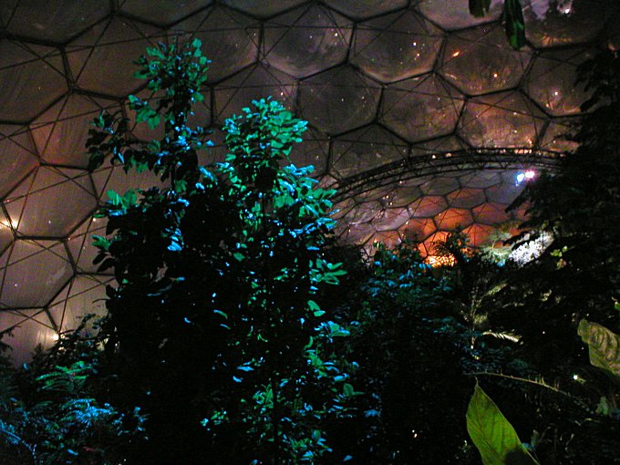 Eden Project at Night