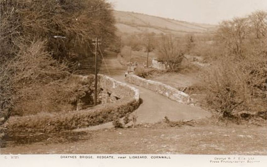 Draynes Bridge old postcard