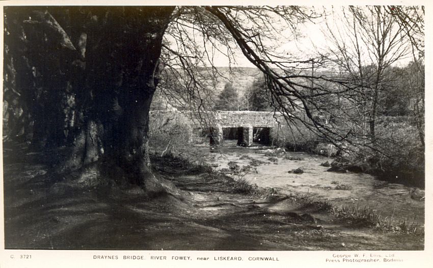 Draynes Bridge old postcard