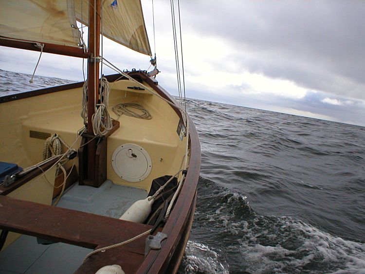 Clovelly Picarooner Winnow at Sea