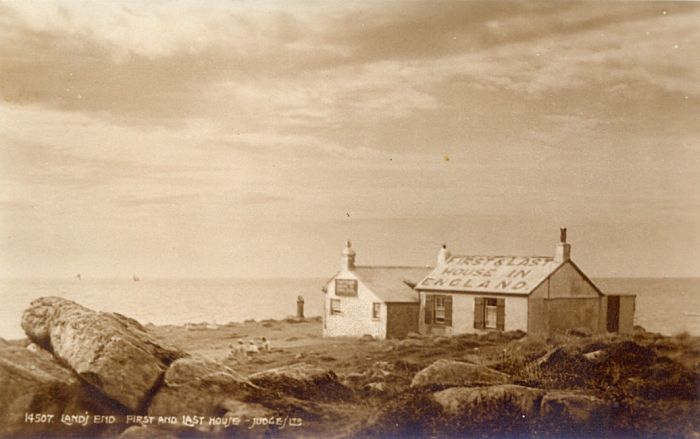 Old Postcard of Land's End - c1910